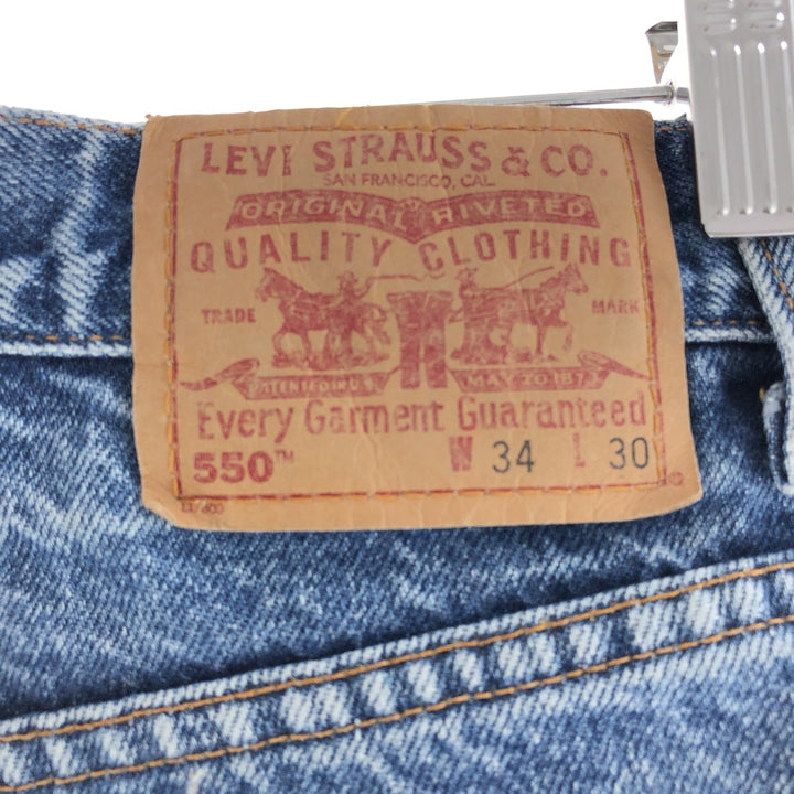 Levi's 550 Tapered Jeans Denim Pants Men's W33 Vintage /taa000340