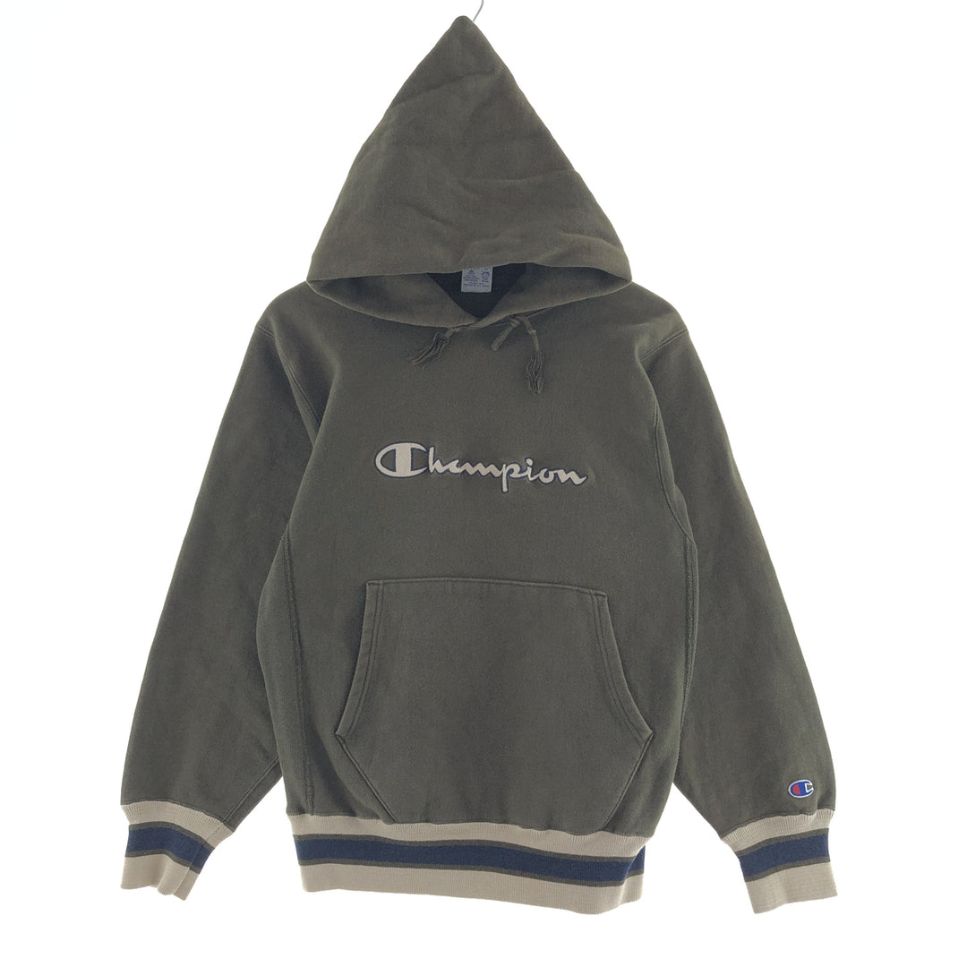 90'S Champion Reverse Weave Embroidered Tag Logo Sweat Pullover Hoodie Made in USA Men's S /taa000431