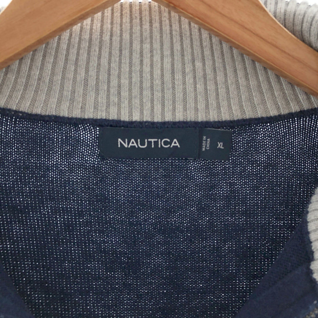 NAUTICA Half Zip Sweater Men's XL /taa000457