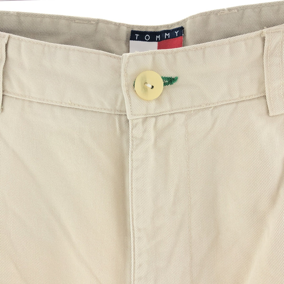 90'S Tommy Hilfiger Two-pleat Chino Pants Men's W33 Vintage /taa000549