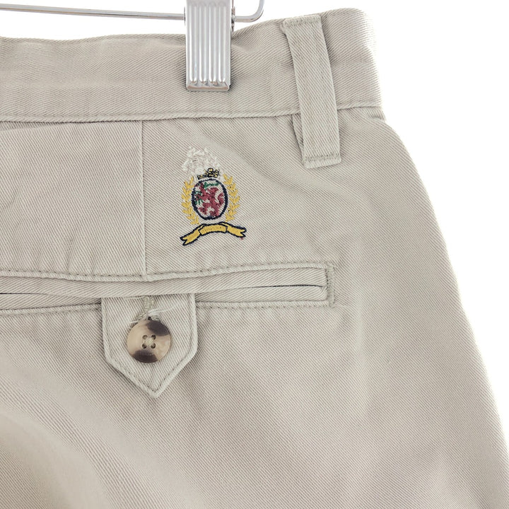 90'S Tommy Hilfiger Two-pleat Chino Pants Men's W33 Vintage /taa000656