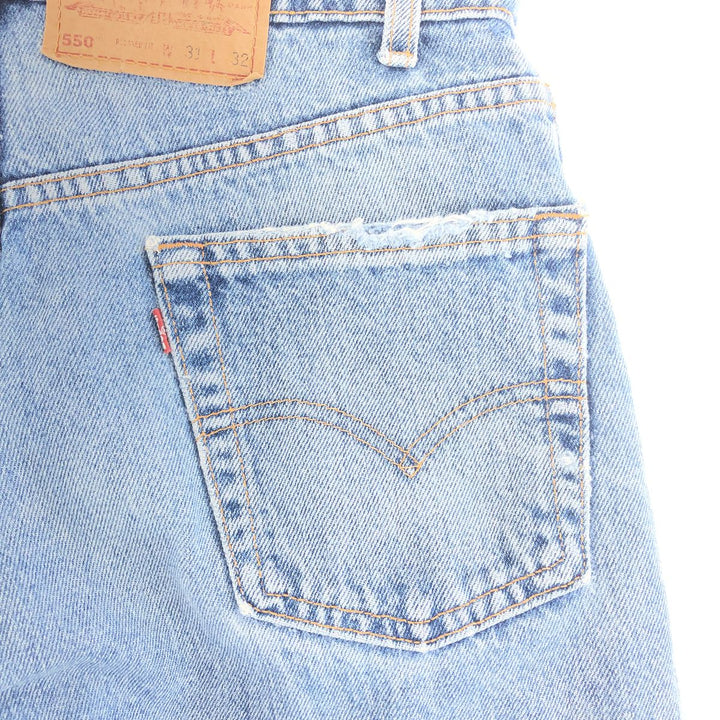 90'S Levi's 550 Relaxed Fit Tapered Jeans Denim Pants Made in USA Men's W31 Vintage /taa000682