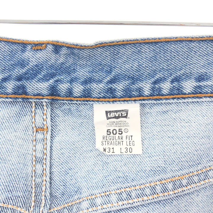 90'S Levi's 505 REGULAR FIT STRAIGHT LEG Jeans Denim Pants Men's W31 Vintage /taa000705