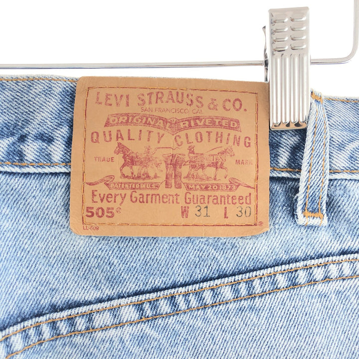 90'S Levi's 505 REGULAR FIT STRAIGHT LEG Jeans Denim Pants Men's W31 Vintage /taa000705