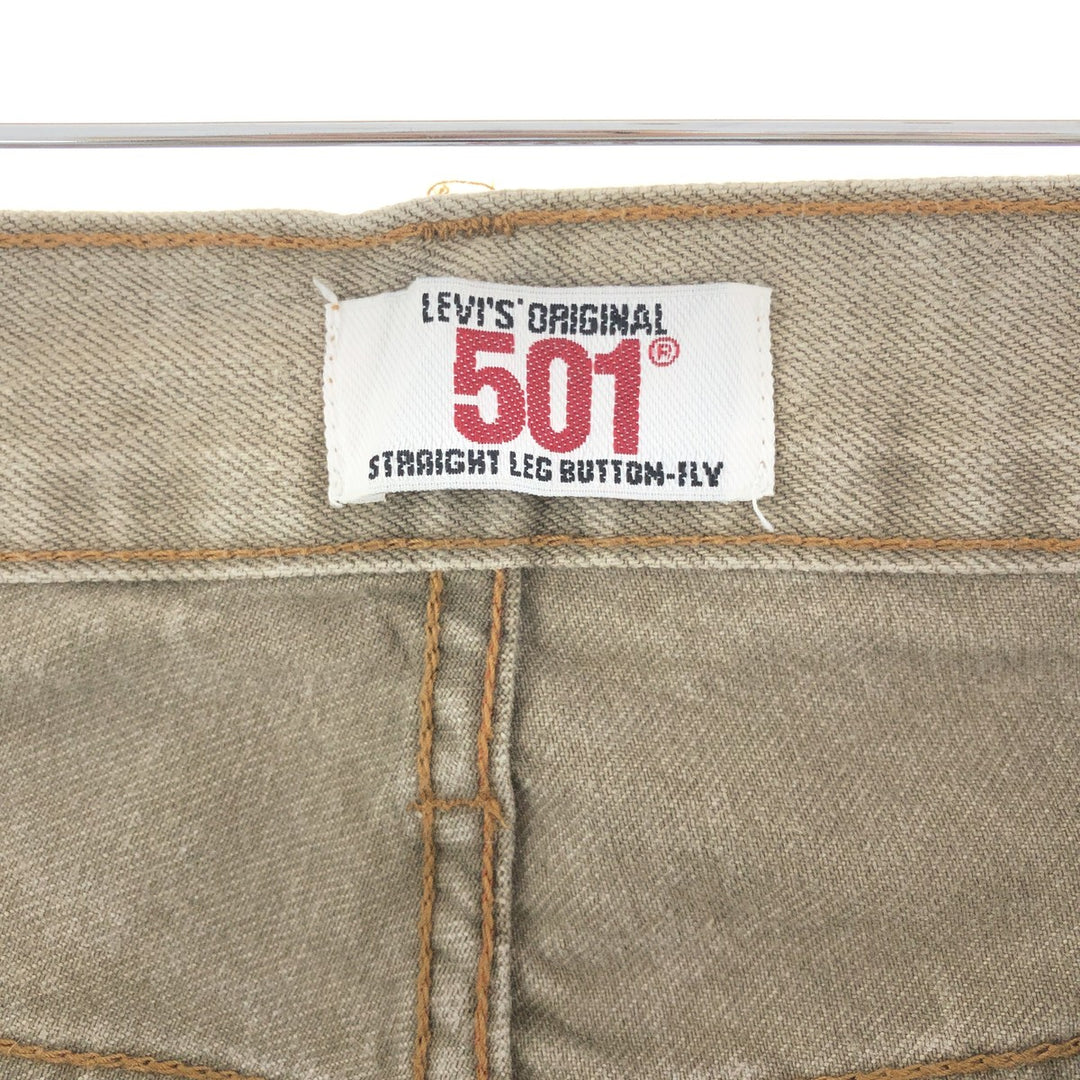 Levi's Levi's 501 STRAIGHT LEG BUTTON-FLY Jeans Straight Denim Pants Made in USA Men's w36 /taa000734