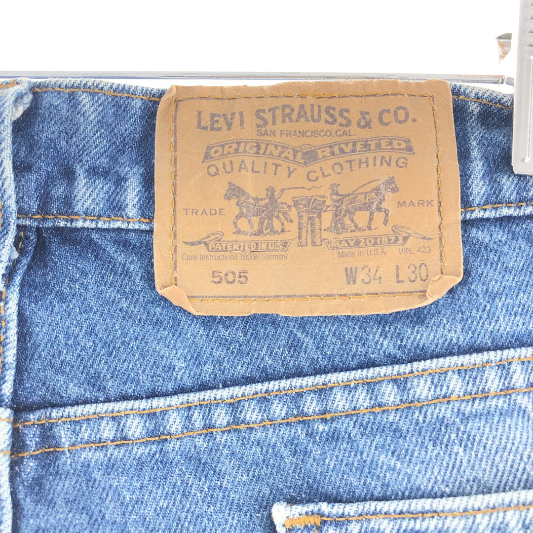 90'S Levi's 40505-0215 Orange Tab Tapered Jeans Denim Pants Made in USA Men's W34 Vintage /taa000745