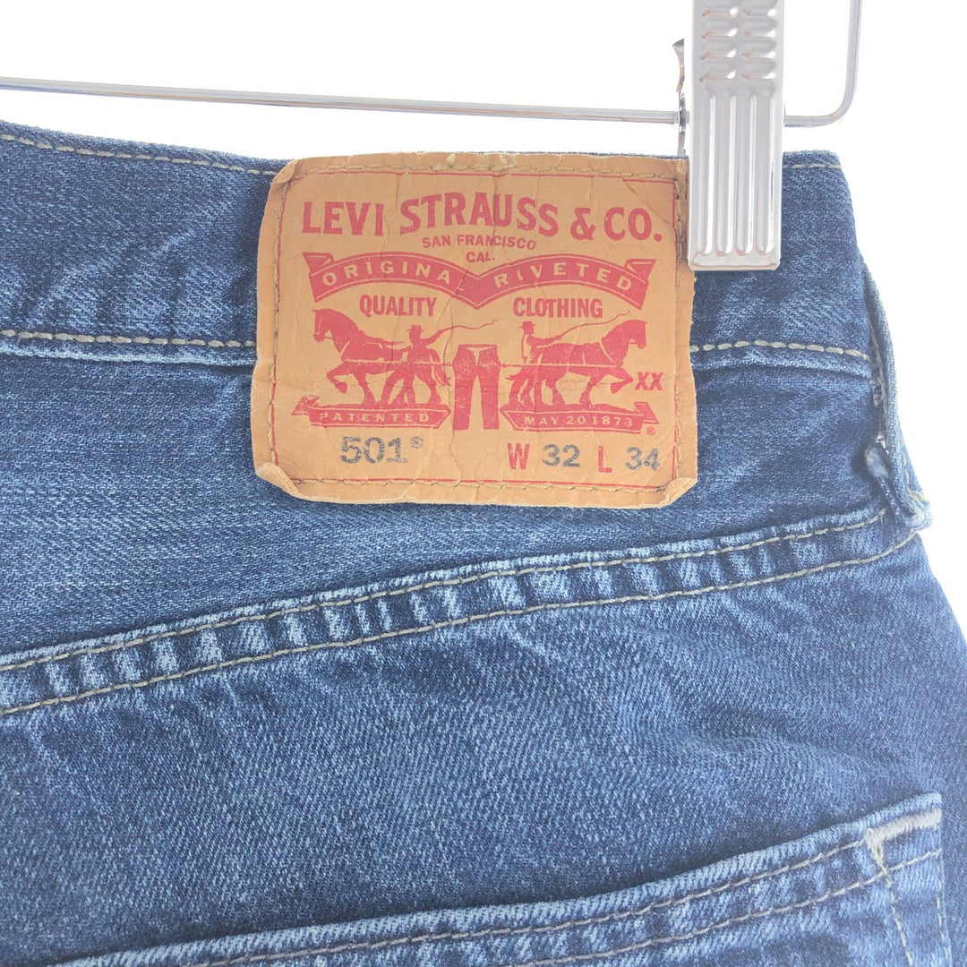 Levi's Levi's 501 Jeans Straight Denim Pants Men's W32 /taa000754