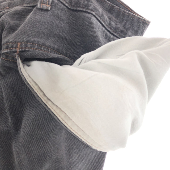 Big size 90'S MARITHE FRANCOIS GIRBAUD black jeans denim pants made in USA men's w40 vintage /taa000805