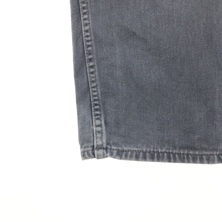00'S Levi's 505 REGULAR FIT STRAIGHT LEG black jeans tapered denim pants men's w35 /taa000807