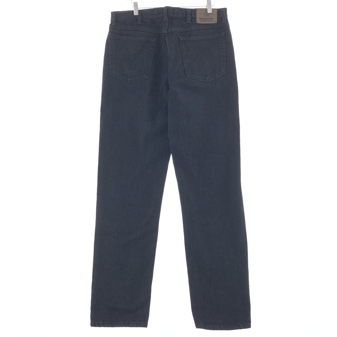 Wrangler Black Jeans Denim Pants Made in USA Men's W35 /taa000846