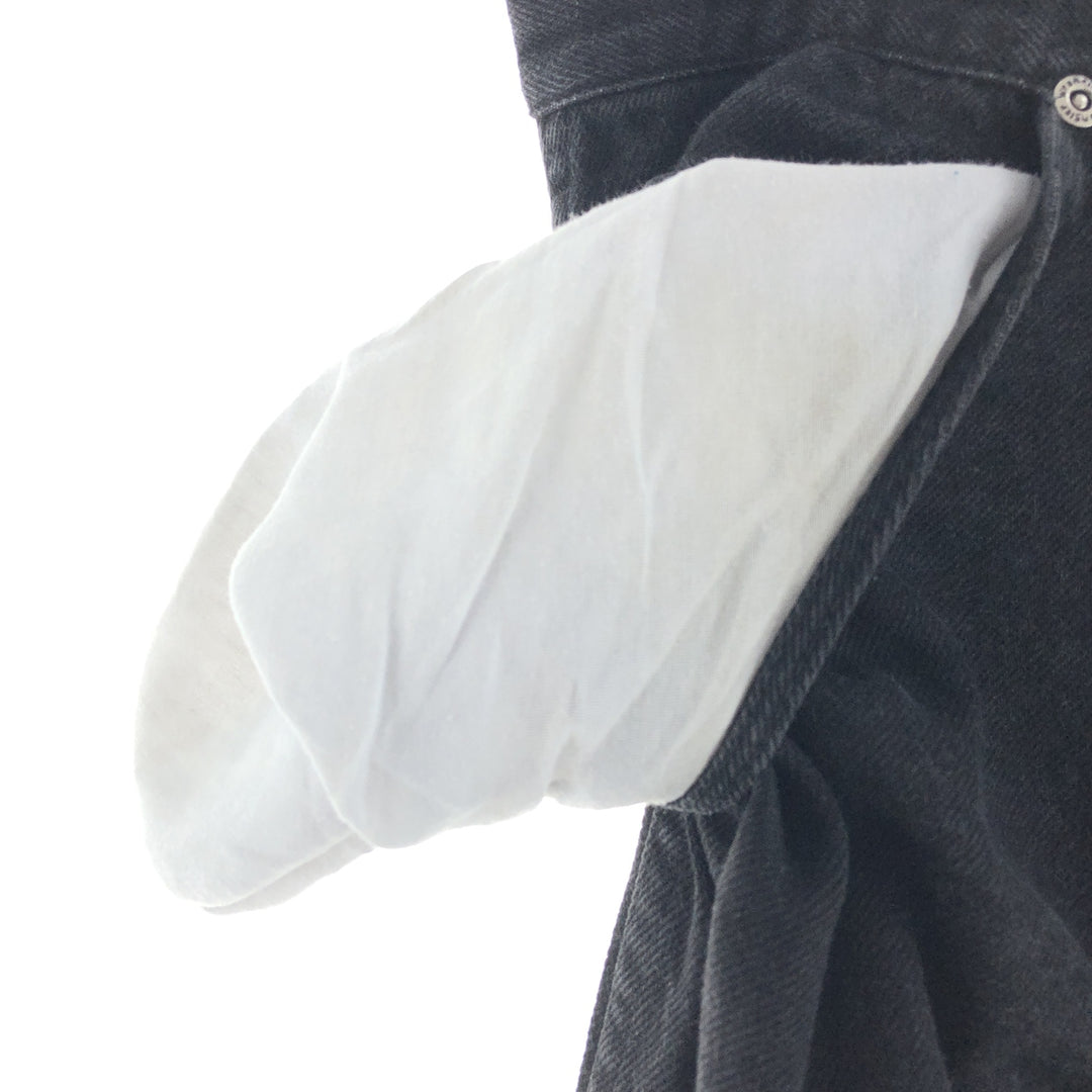 Wrangler Black Jeans Denim Pants Made in USA Men's W35 /taa000846