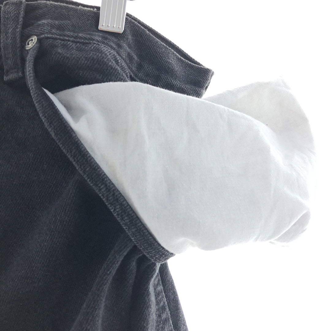 90'S Wrangler Black Jeans Denim Pants Made in USA Men's W34 Vintage /taa000865