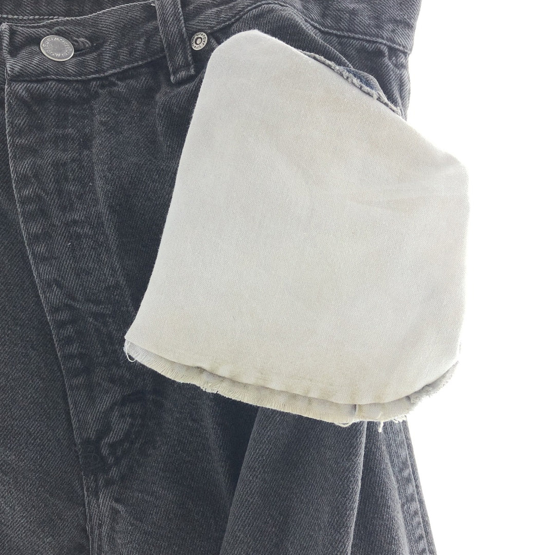 90'S Wrangler Black Jeans Denim Pants Made in USA Men's W36 Vintage /taa000866