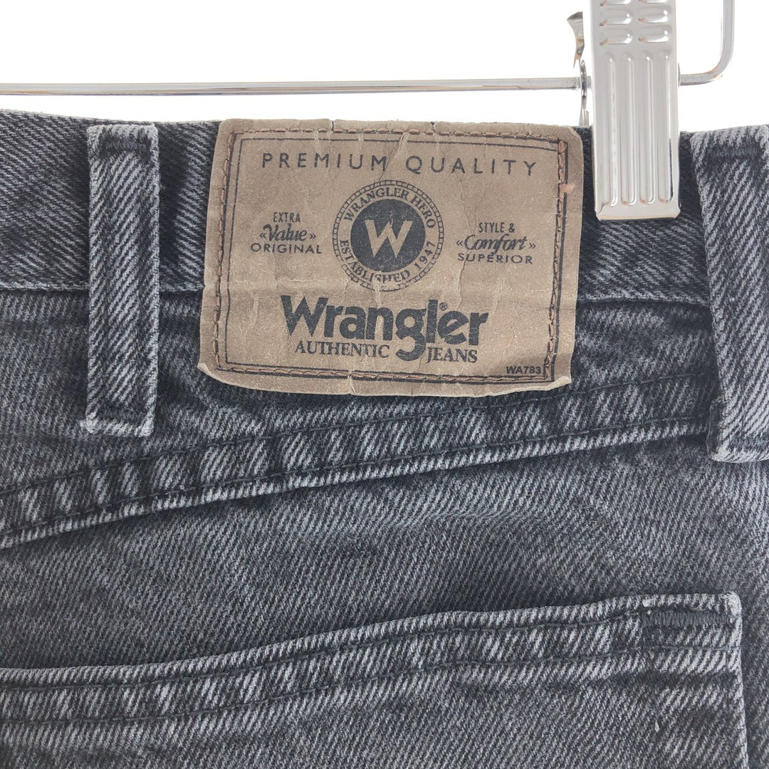 Wrangler Black Jeans Denim Pants Men's W34 /taa000888