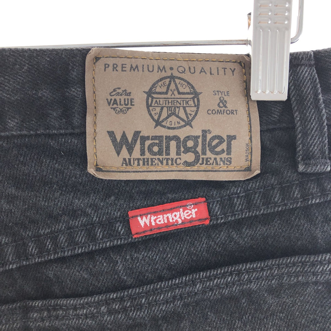 90'S Wrangler Black Jeans Denim Pants Made in USA Men's W30 Vintage /taa000897