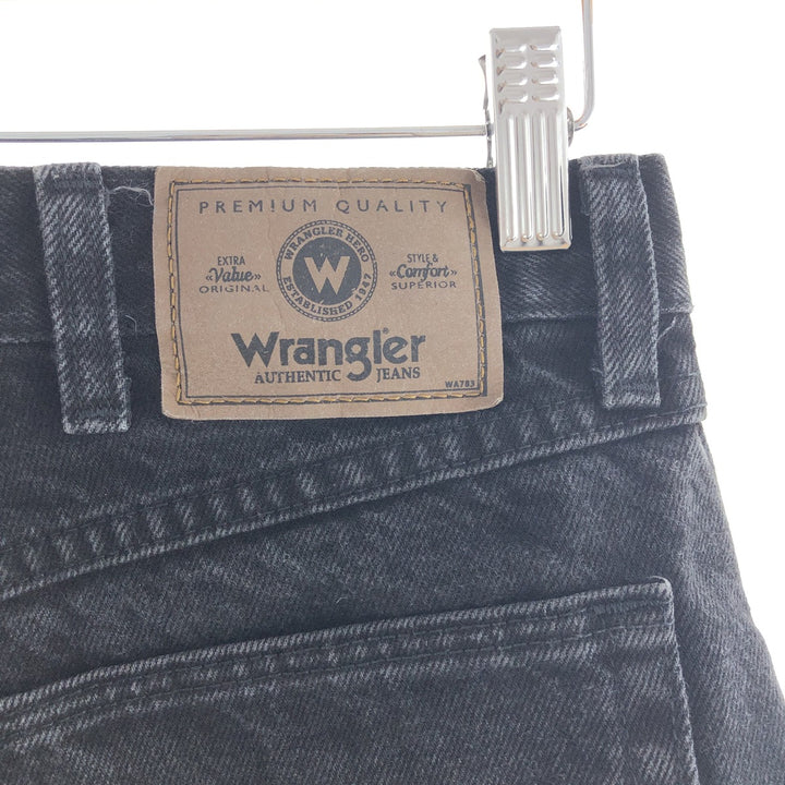 90'S Wrangler Black Jeans Denim Pants Men's W33 Vintage /taa000918