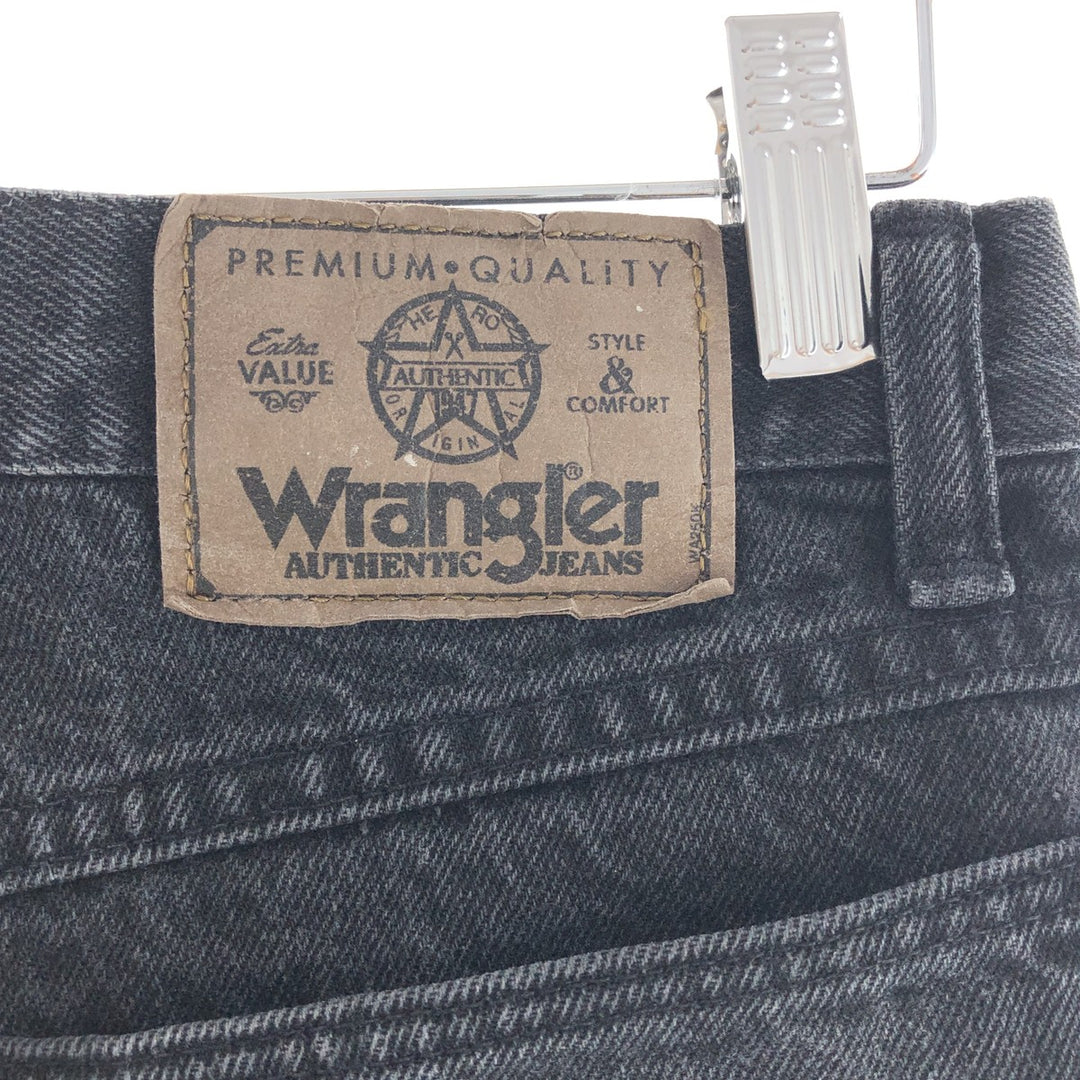 90'S Wrangler Black Jeans Denim Pants Made in USA Men's W32 Vintage /taa000962