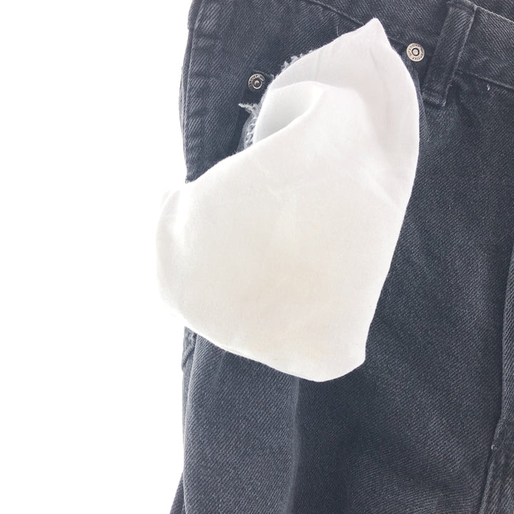 90'S Wrangler Black Jeans Denim Pants Made in USA Men's W32 Vintage /taa000962