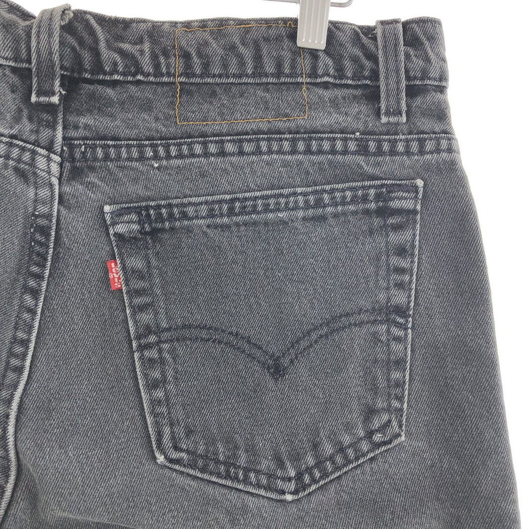 90'S Levi's 550 Relaxed Fit Tapered Leg Black Jeans Tapered Denim Pants Made in USA Men's w35 /taa000964