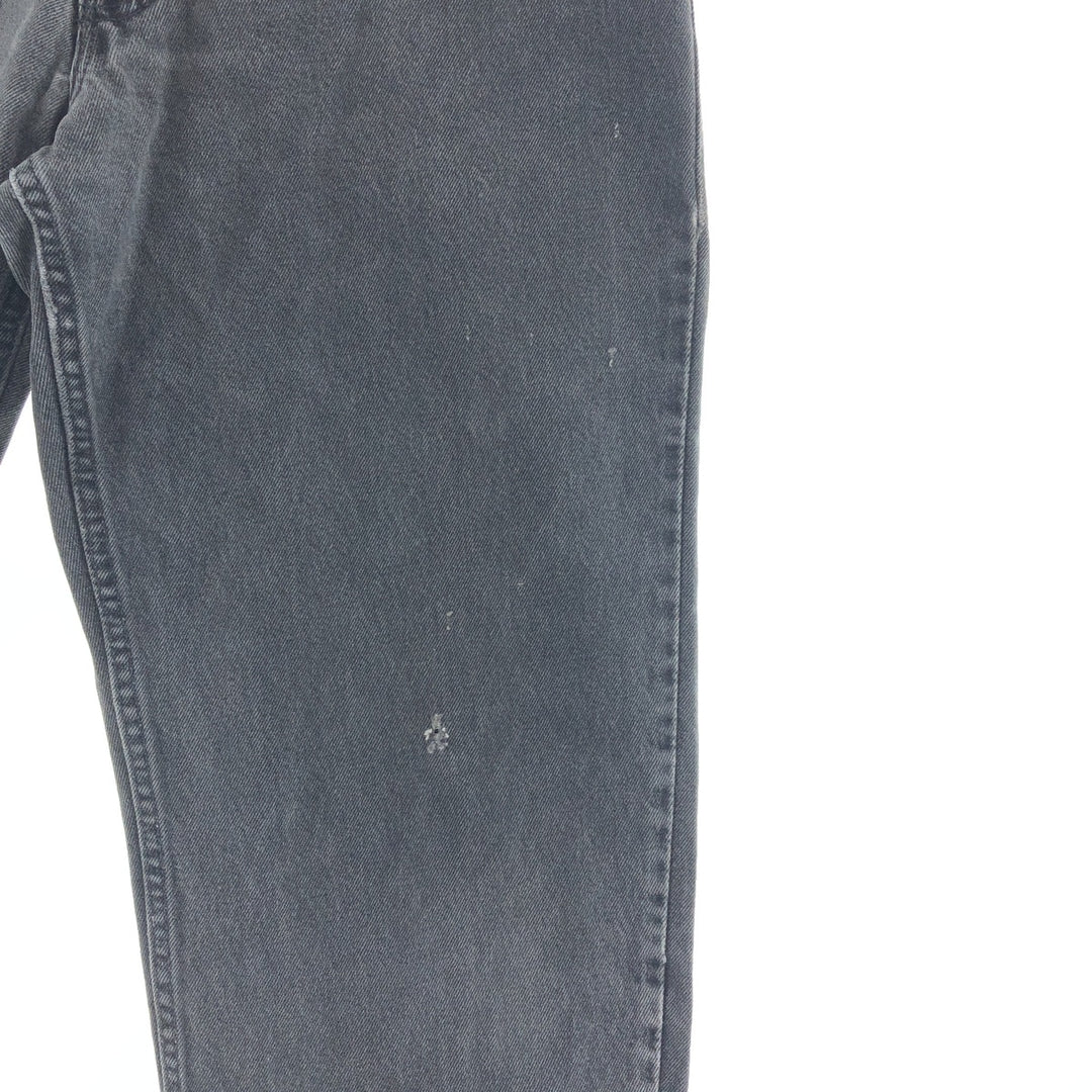 90'S Levi's 550 Relaxed Fit Tapered Leg Black Jeans Tapered Denim Pants Made in USA Men's w35 /taa000964