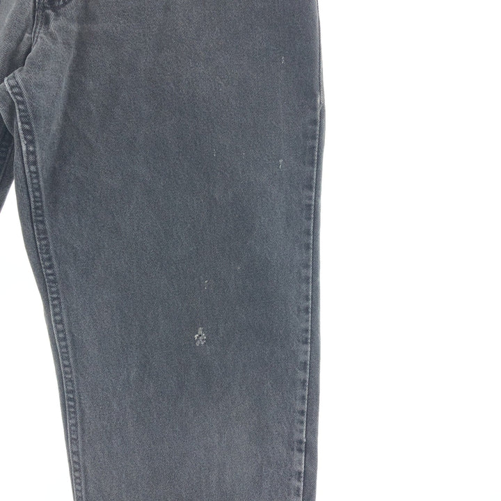 90'S Levi's 550 Relaxed Fit Tapered Leg Black Jeans Tapered Denim Pants Made in USA Men's w35 /taa000964