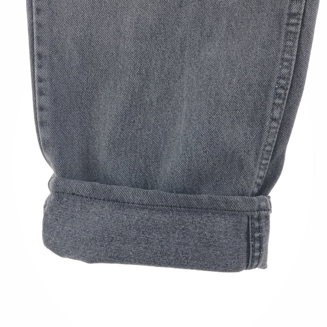 90'S Levi's 550 Relaxed Fit Tapered Leg Black Jeans Tapered Denim Pants Made in USA Men's w35 /taa000964