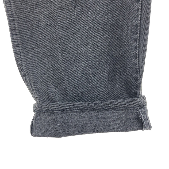 90'S Levi's 550 Relaxed Fit Tapered Leg Black Jeans Tapered Denim Pants Made in USA Men's w35 /taa000964