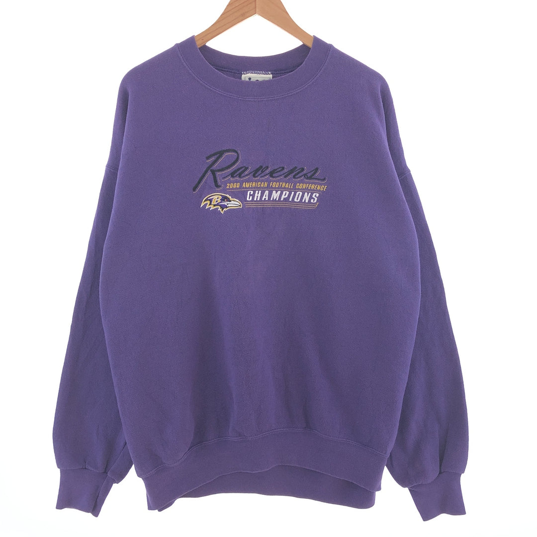 Lee Baltimore Ravens Sweatshirt, Men's XXL Vintage /taa001171