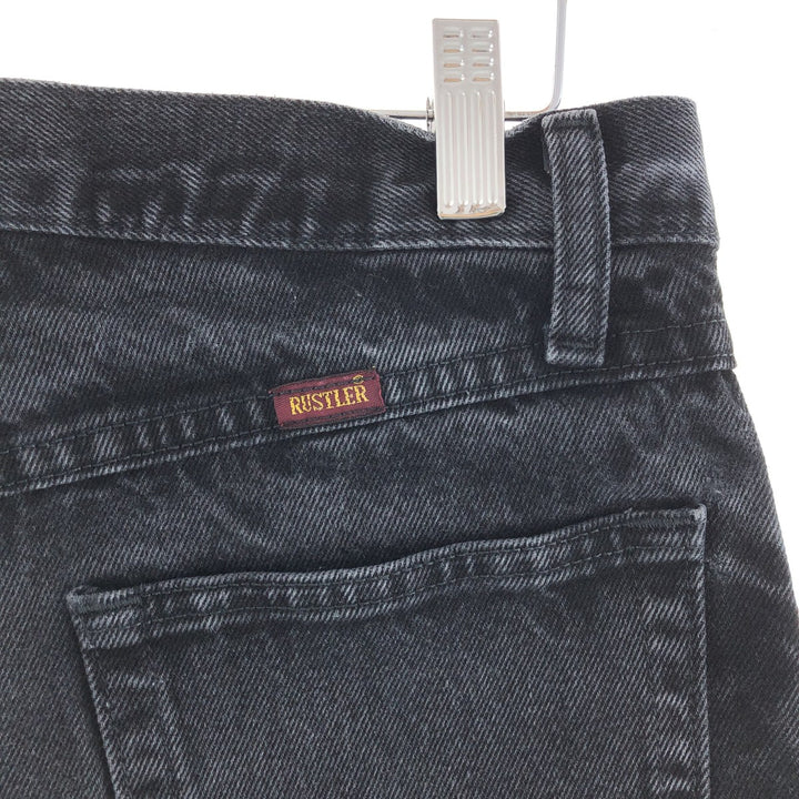 RUSTLER Black Jeans Straight Denim Pants Men's w30 /taa001208