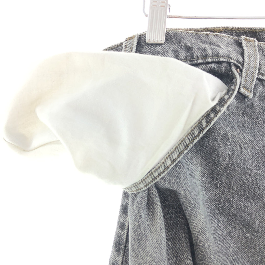 90'S Levi's 505-0259 Black Denim Tapered Denim Pants Made in USA Men's W34 Vintage /taa001215