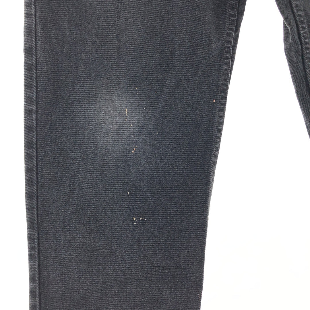 Levi's 550 Relaxed Fit Black Jeans Tapered Denim Pants Men's w31 /taa001220