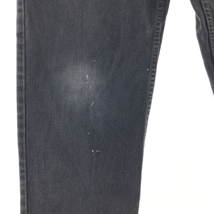 Levi's 550 Relaxed Fit Black Jeans Tapered Denim Pants Men's w31 /taa001220