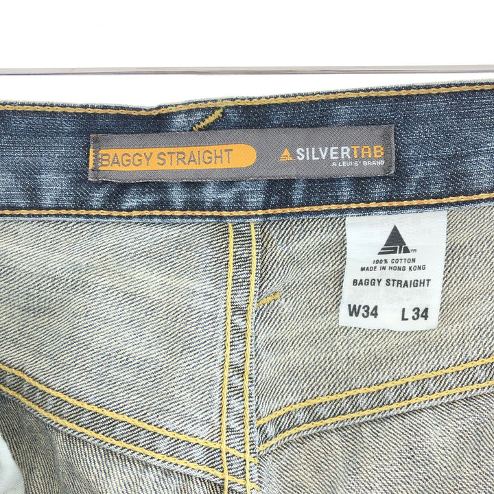 Levi's SILVER TAB BAGGY STRAIGHT Jeans Denim Pants Men's W36 / taa001389