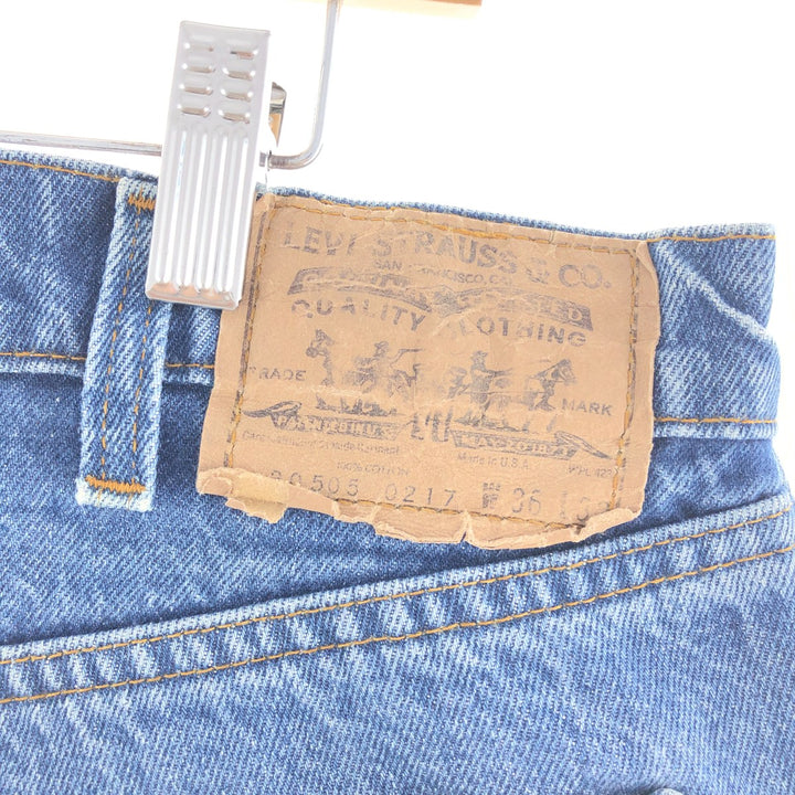 70's Levi's 20505-0217 Orange Tab Tapered Jeans Denim Pants Made in USA Men's W35 Vintage /taa001395