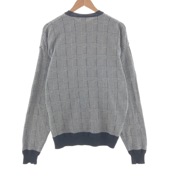 NAUTICA All-over Print Cotton Knit Sweater Men's L /taa001509