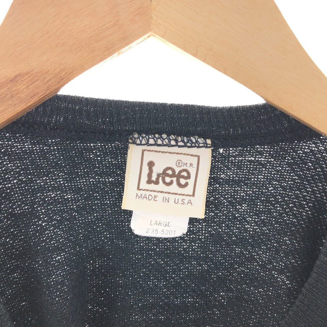 90'S Lee Logo Sweatshirt Made in USA Women's M Vintage /taa001605