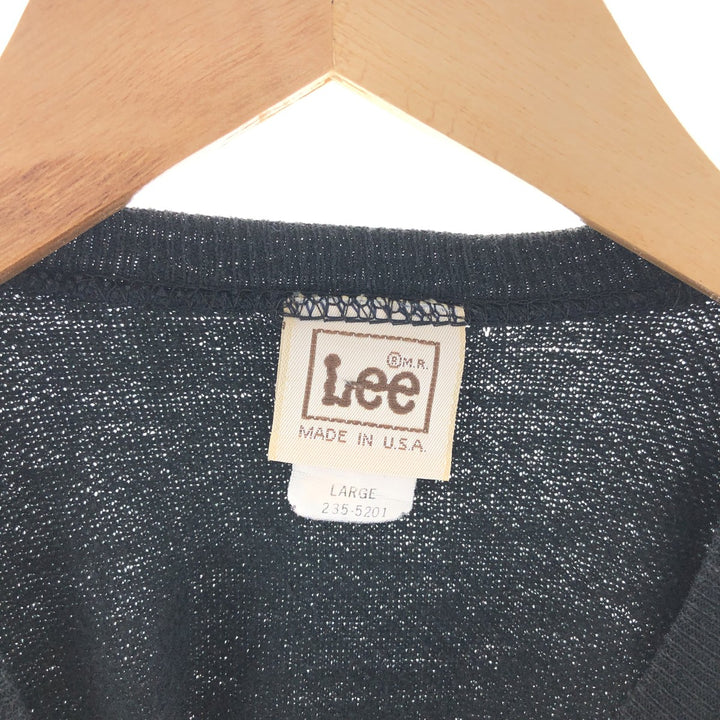 90'S Lee Logo Sweatshirt Made in USA Women's M Vintage /taa001605