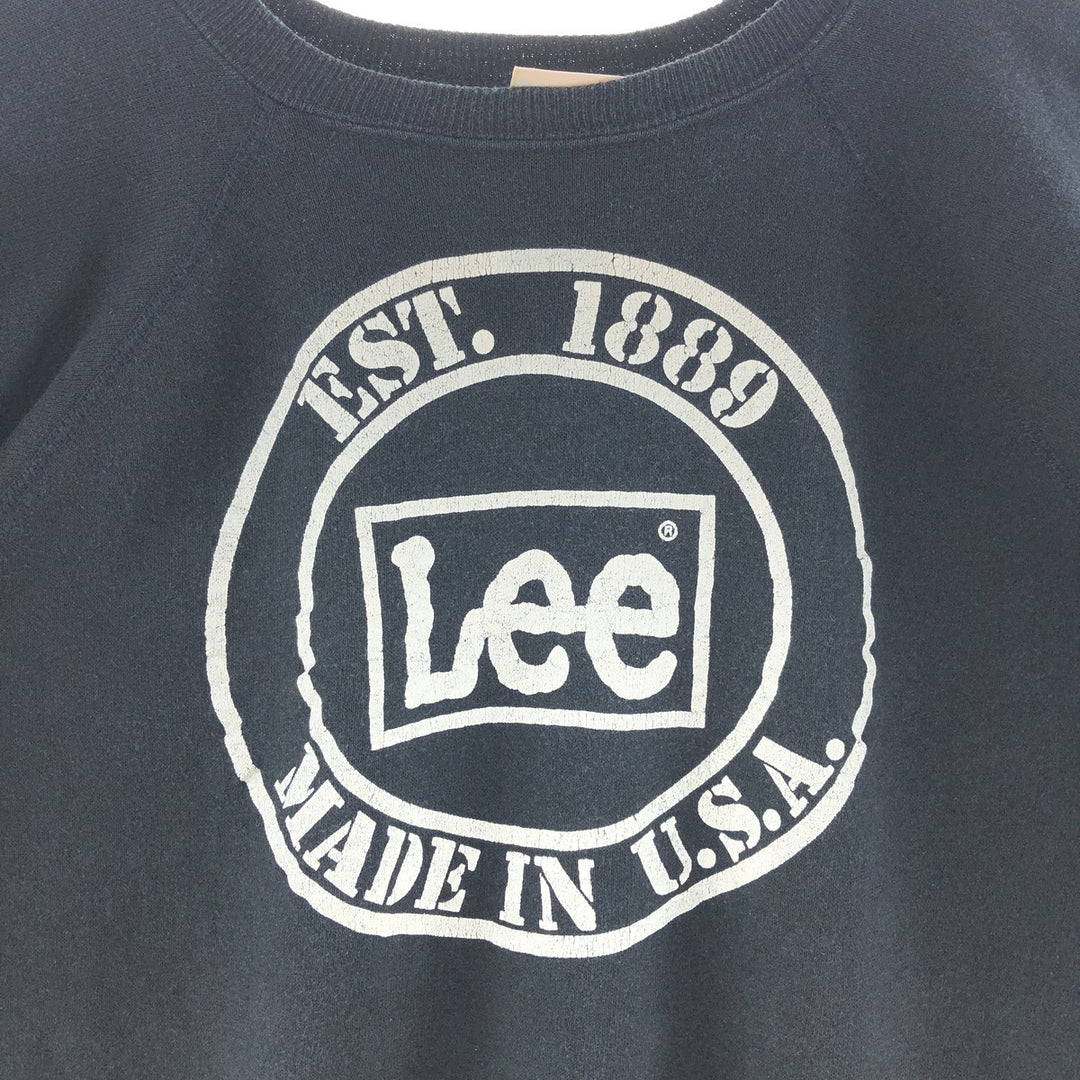 90'S Lee Logo Sweatshirt Made in USA Women's M Vintage /taa001605