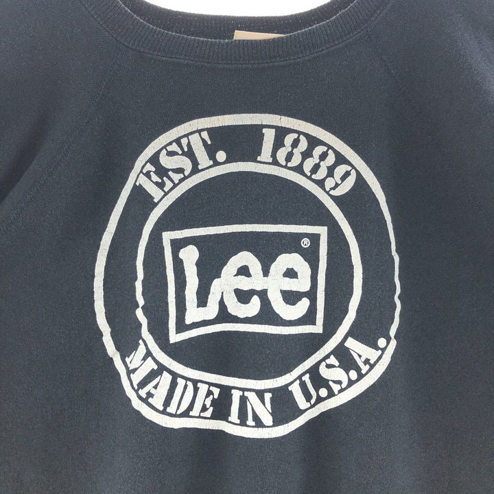 90'S Lee Logo Sweatshirt Made in USA Women's M Vintage /taa001605