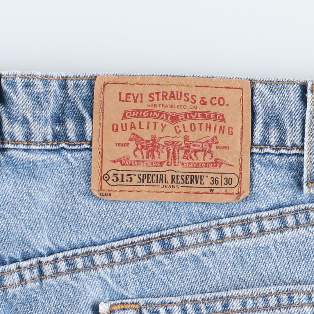 90'S Levi's 515 Relaxed Fit Special Reserve Straight Denim Pants Made in USA Men's W36 Vintage /taa001609