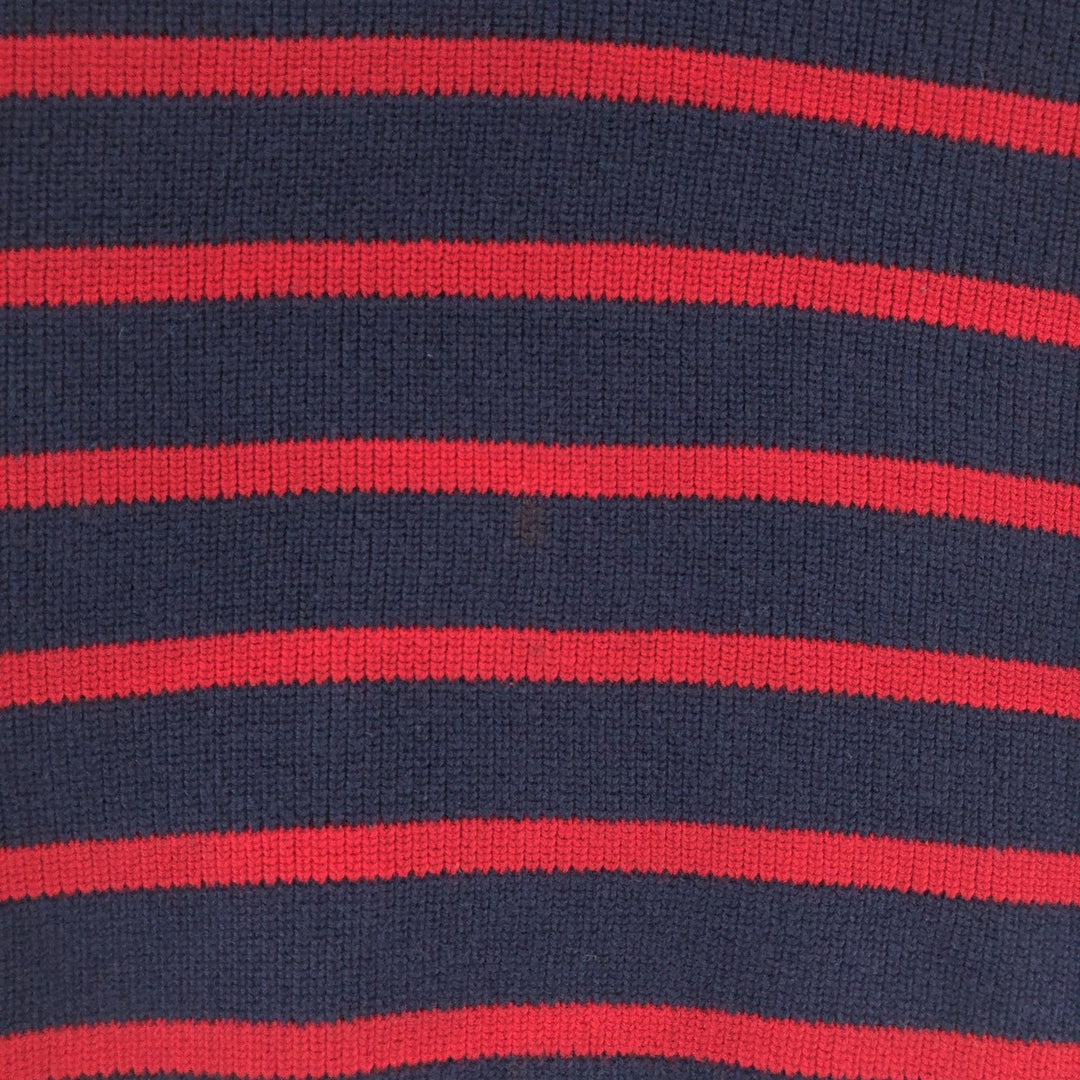 Ralph Lauren POLO RALPH LAUREN Striped Pattern Cotton Knit Sweater Women's L /taa001735