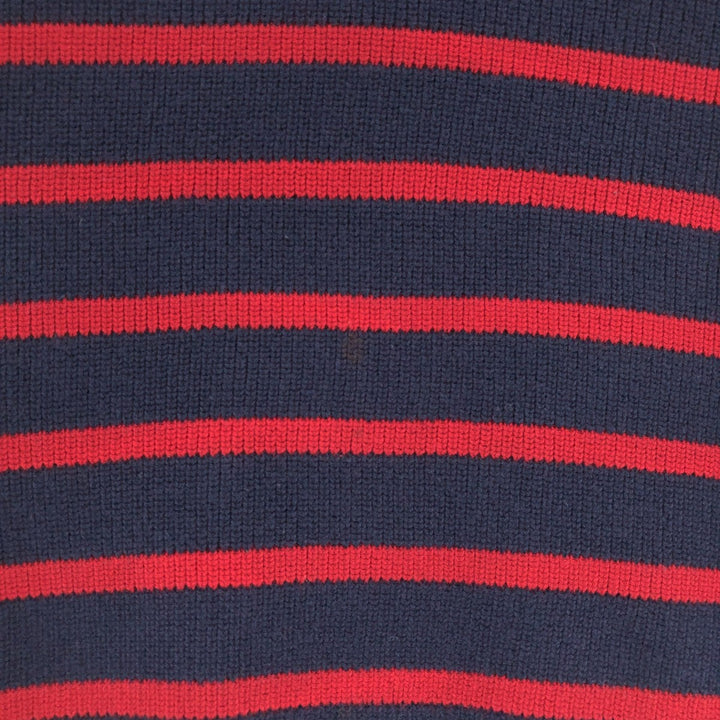 Ralph Lauren POLO RALPH LAUREN Striped Pattern Cotton Knit Sweater Women's L /taa001735