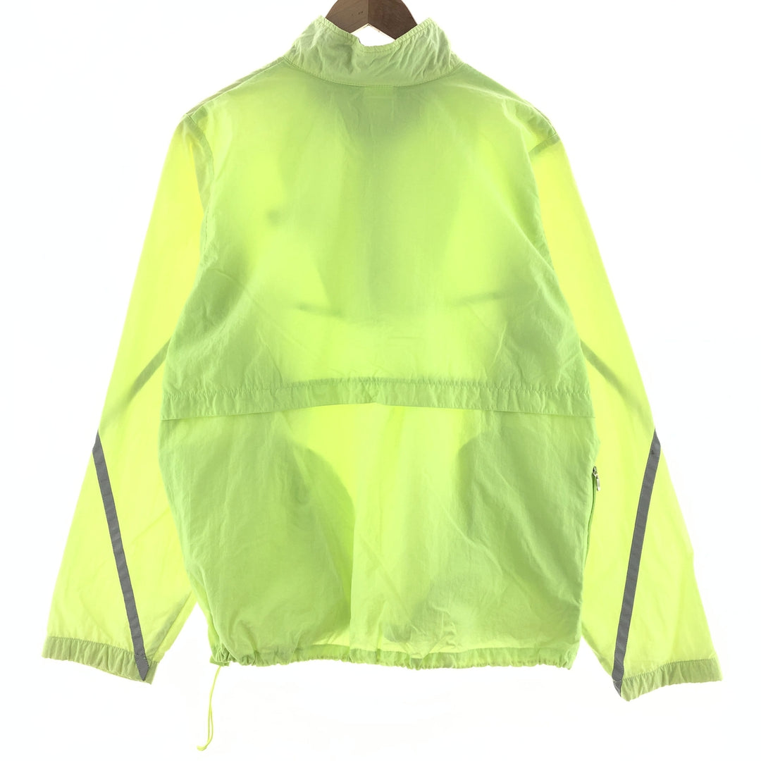 90'S Nike Silver Tag Half Zip Nylon Pullover Men's L Vintage /taa001826