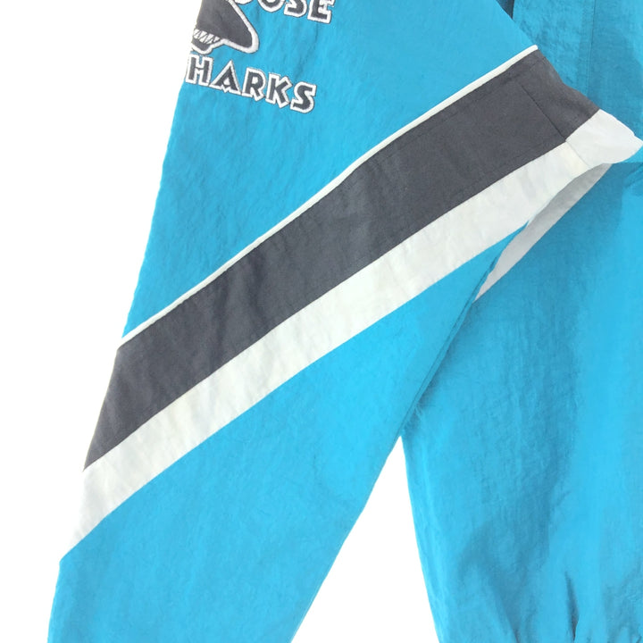 Starter NHL SAN JOSE SHARKS Nylon Jacket Men's XL /taa001831