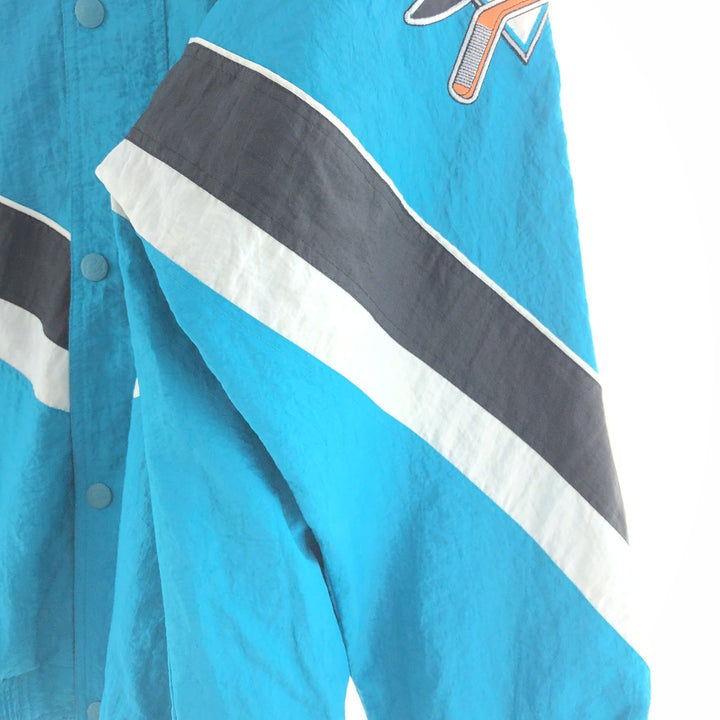 Starter NHL SAN JOSE SHARKS Nylon Jacket Men's XL /taa001831