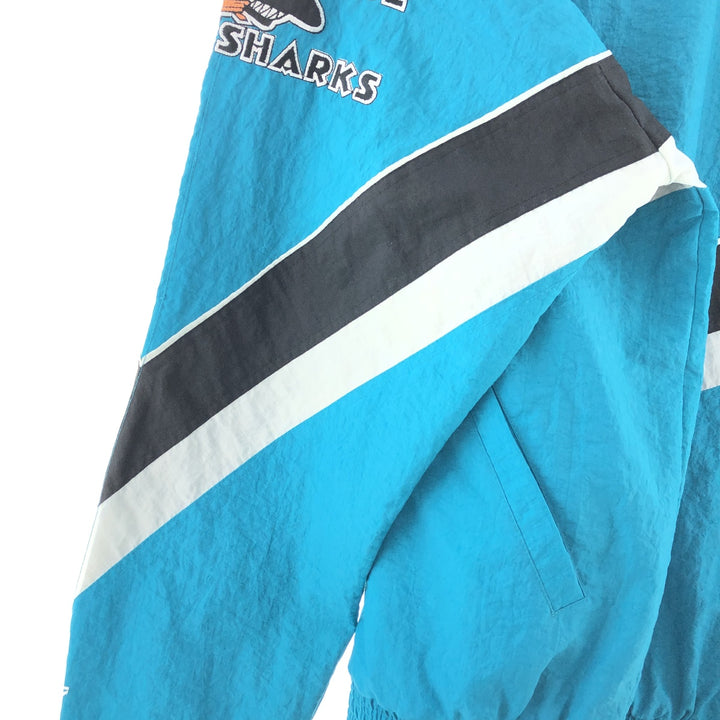 Starter NHL SAN JOSE SHARKS Nylon Jacket Men's XL /taa001831