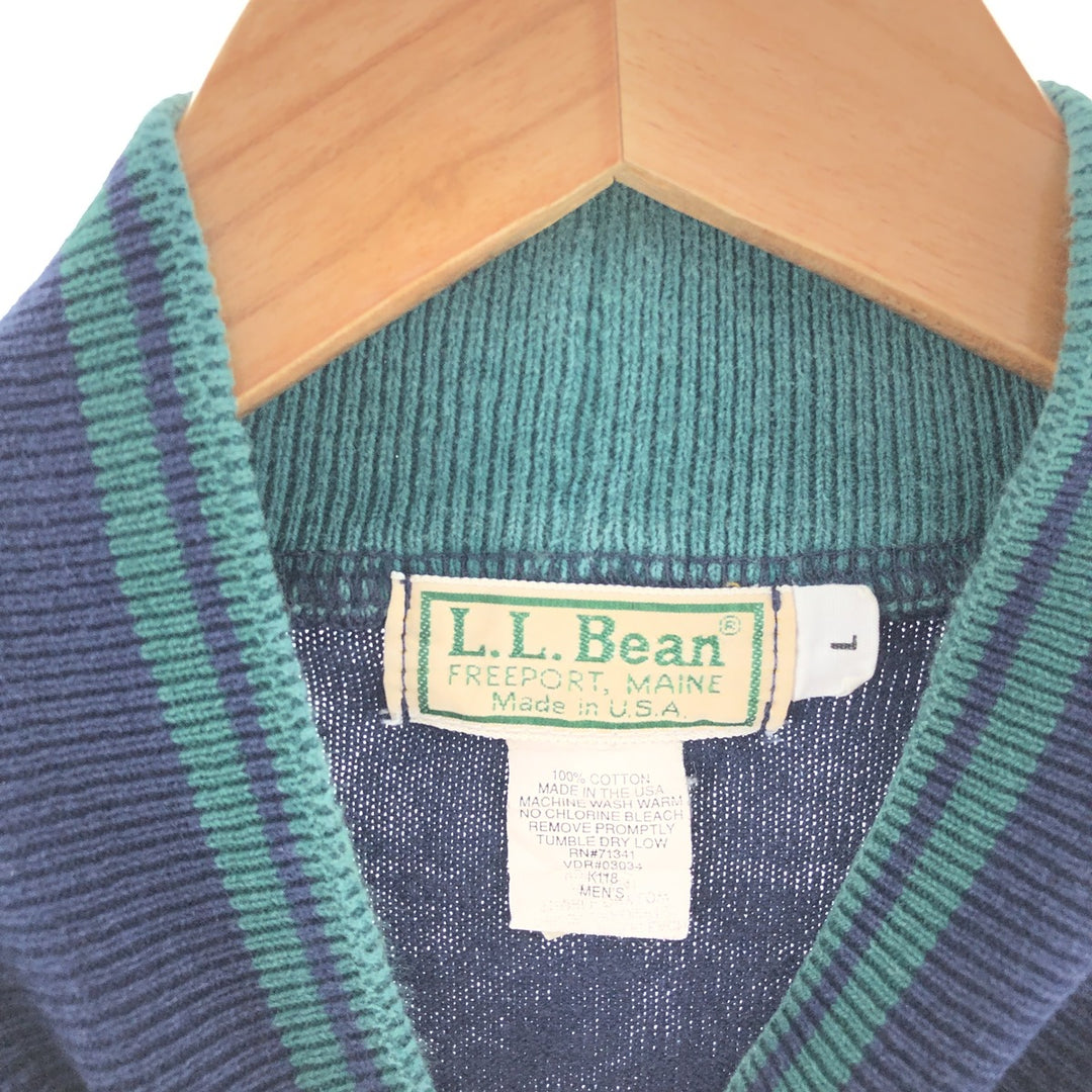 90'S LLBean High Neck Sweatshirt Trainer Made in USA Men's XL Vintage /taa001923