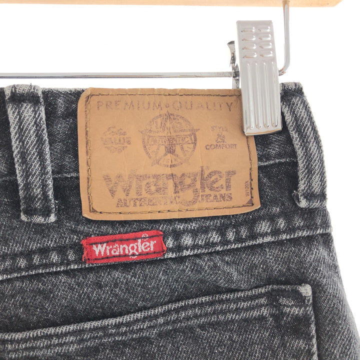 90'S Wrangler Black Jeans Denim Pants Made in USA Men's W34 Vintage /taa002009