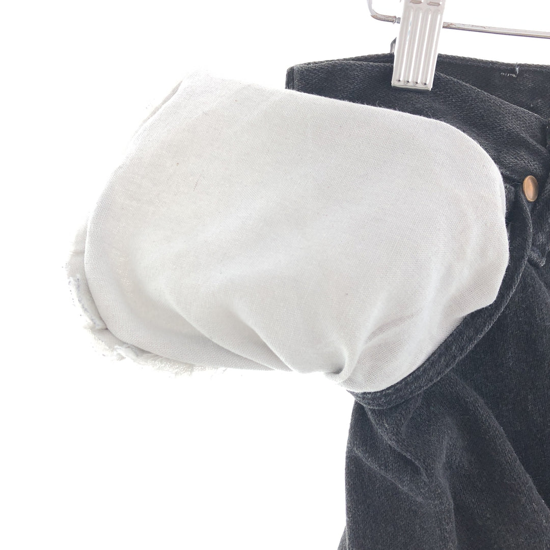 Wrangler Black Jeans Straight Denim Pants Made in USA Men's W30 /taa002100