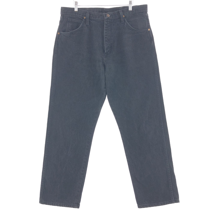 Wrangler Black Jeans Denim Pants Made in USA Men's W36 /taa002136